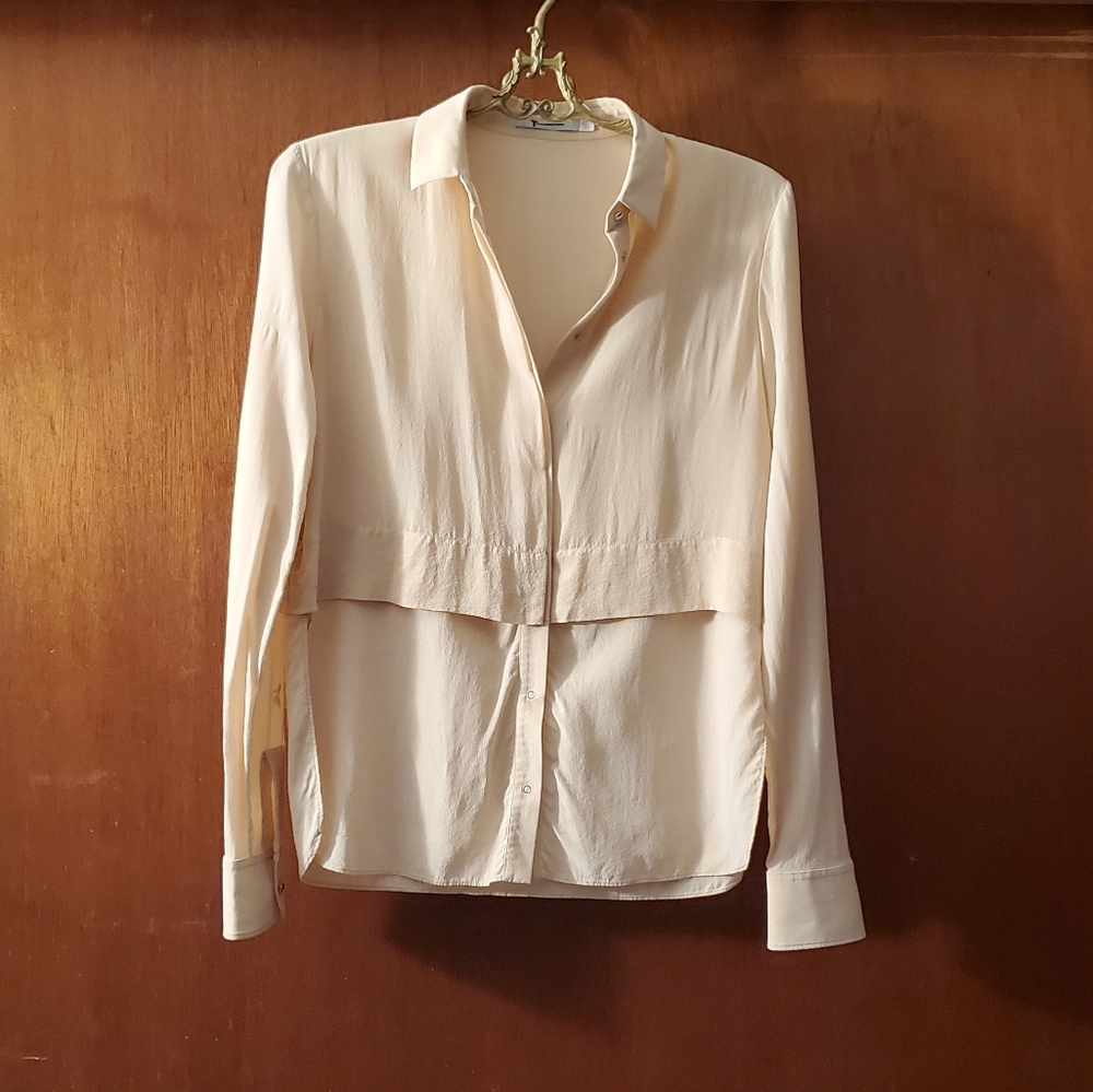 Alexander Wang layered silk shirt